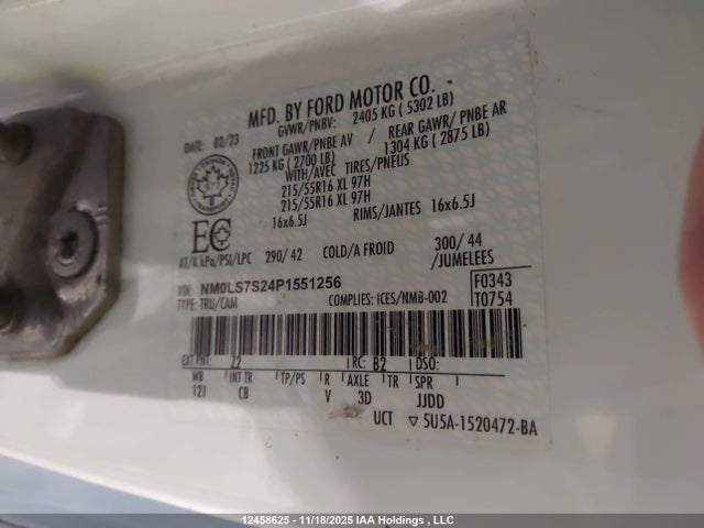 Ford Transit Connect Xl 2023 NM0LS7S24P1551256 Image 9