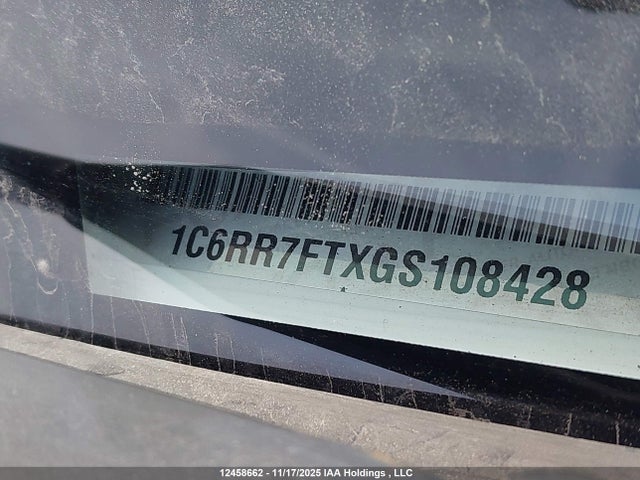1C6RR7FTXGS108428 RAM 1500 St