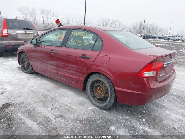 2009 Honda Civic Dx-g მანქანა იყიდება აუქციონზე, vin: 2HGFA164X9H009032, აუქციონის ნომერი: 12459033
