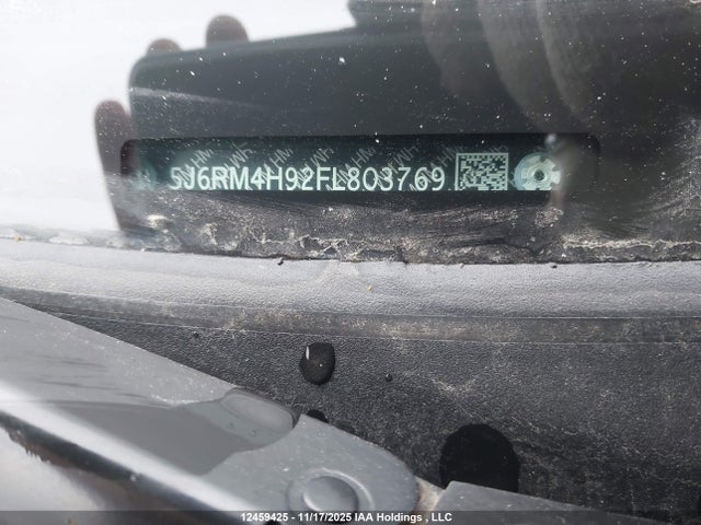 Honda k24w9 2015 5J6RM4H92FL803769 Image 9