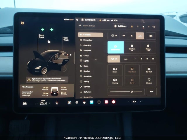 Auction sale of the 2023 Tesla Model 3, vin: 5YJ3E1EA7PF499395, lot number: 12459481