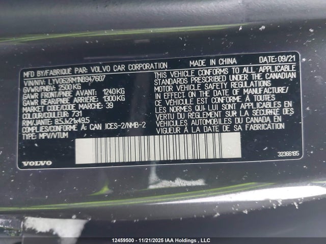 Volvo XC60 2022 LYV062RM1NB947607 Image 19