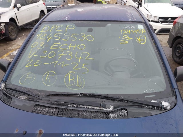 2003 Toyota Echo მანქანა იყიდება აუქციონზე, vin: JTDBT123330307342, აუქციონის ნომერი: 12459530
