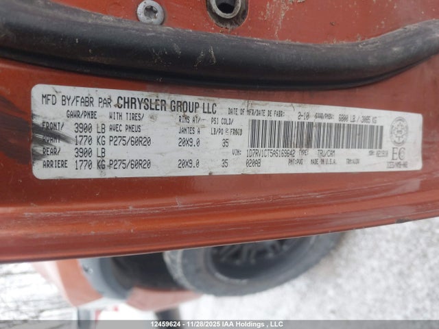 12459624 :رقم المزاد ، 1D7RV1CT5AS169642 vin ، 2010 Dodge Ram 1500 مزاد بيع