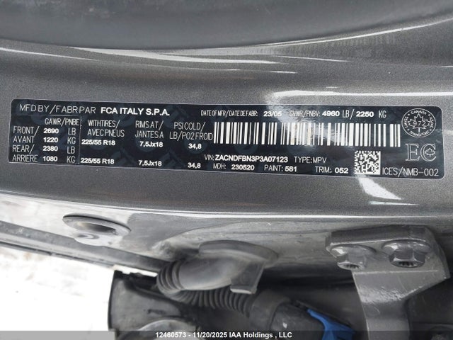 ZACNDFBN3P3A07123 Dodge Hornet Gt Plus