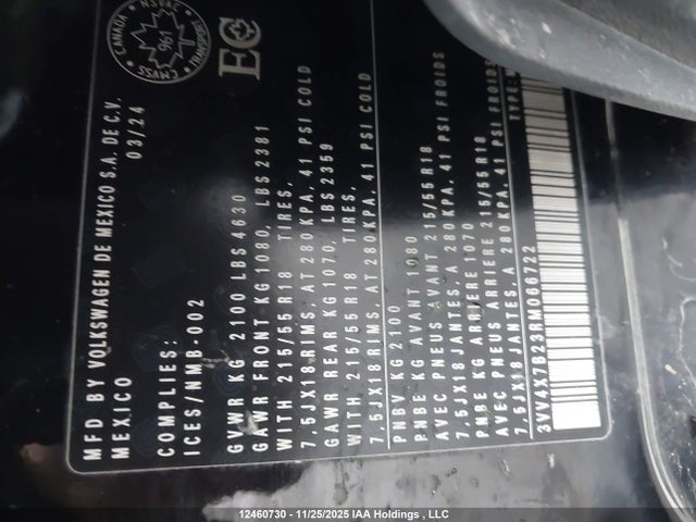 3VV4X7B23RM066722 Volkswagen TAOS SEL