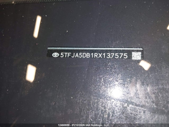 5TFJA5DB1RX137575 Toyota Tundra Crewmax Limited