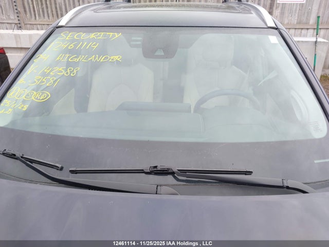 5TDXBRCHXRS142588 Toyota Highlander Hybrid Limited