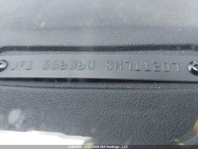 2008 Subaru Forester X მანქანა იყიდება აუქციონზე, vin: JF1SG63608H711207, აუქციონის ნომერი: 12461668