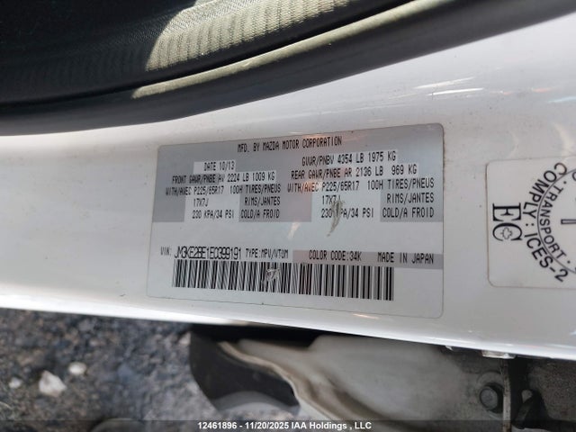 JM3KE2BE1E0399191 Mazda pe