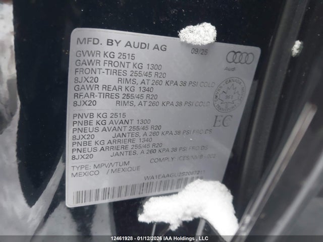 WA1EAAGU2S2087211 Audi Q5
