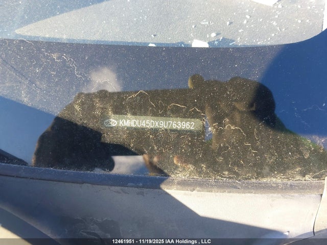 12461951 :رقم المزاد ، KMHDU45DX9U763962 vin ، 2009 Hyundai Elantra Gl/l مزاد بيع