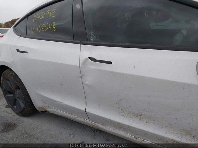 2022 Tesla Model 3 Rwd/standard Range მანქანა იყიდება აუქციონზე, vin: 5YJ3E1EA7NF152548, აუქციონის ნომერი: 12462056