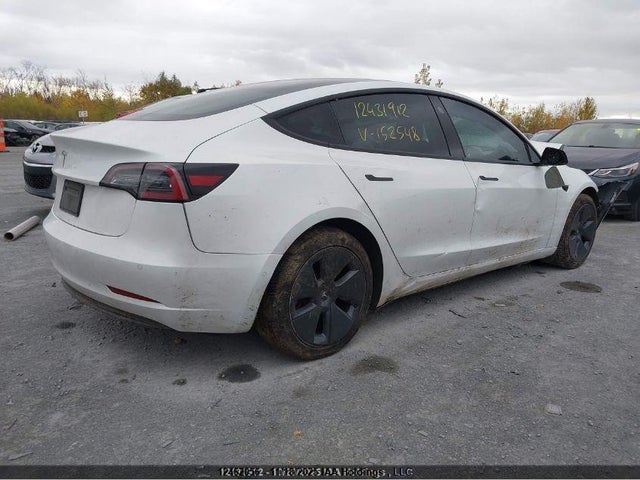 2022 Tesla Model 3 Rwd/standard Range მანქანა იყიდება აუქციონზე, vin: 5YJ3E1EA7NF152548, აუქციონის ნომერი: 12462056