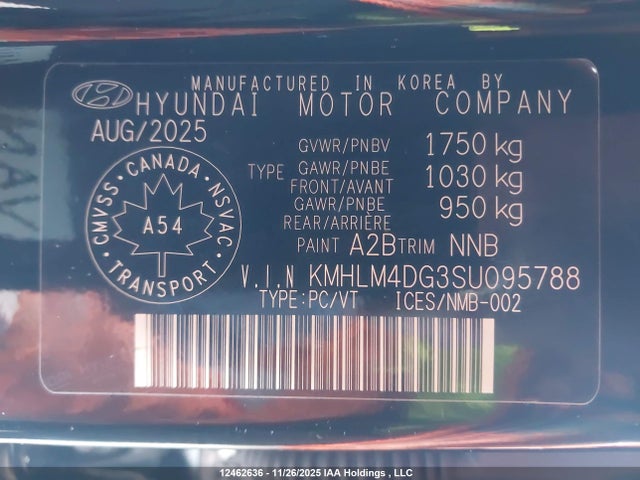 KMHLM4DG3SU095788 Hyundai Elantra Essential