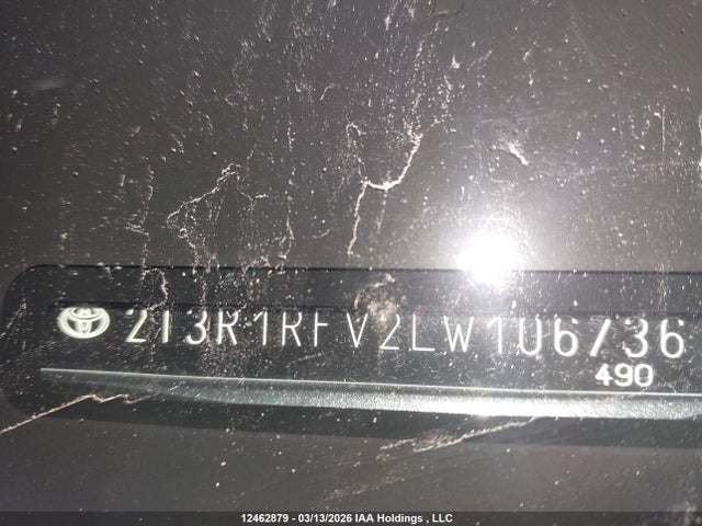 Aukcja sprzedaży 2020 Toyota Rav4 Xle, vin: 2T3R1RFV2LW106736, numer aukcji: 12462879