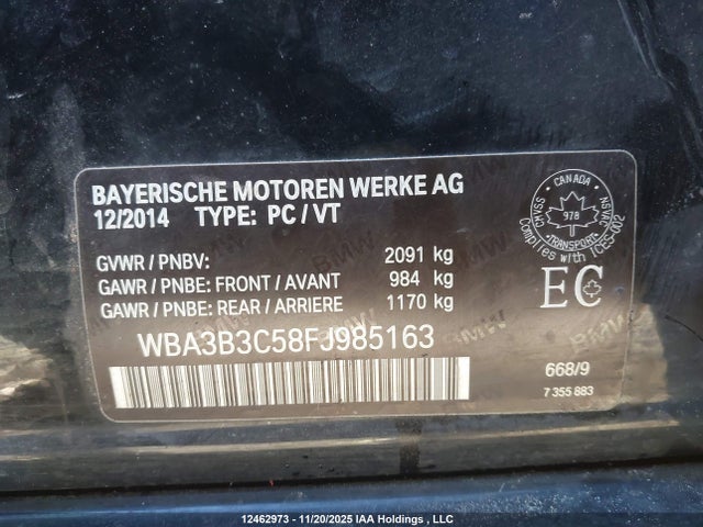 WBA3B3C58FJ985163 BMW 328i Xdrive