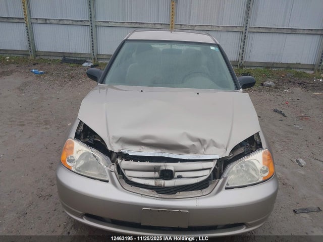 12463195 :رقم المزاد ، 2HGES16301H910835 vin ، 2001 Honda Civic Dx-g مزاد بيع