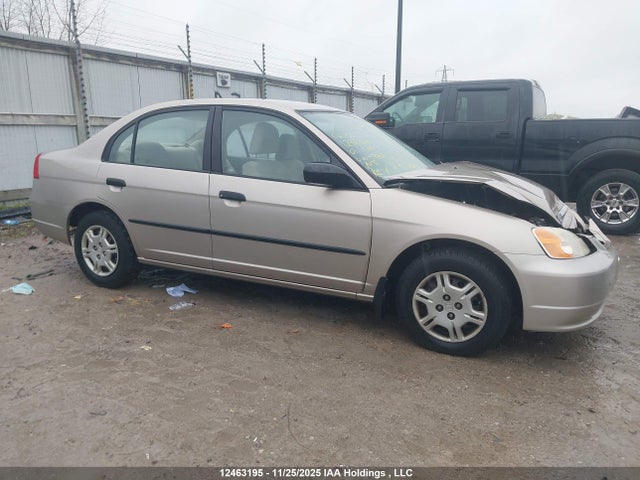 12463195 :رقم المزاد ، 2HGES16301H910835 vin ، 2001 Honda Civic Dx-g مزاد بيع