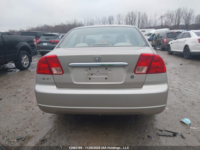 12463195 :رقم المزاد ، 2HGES16301H910835 vin ، 2001 Honda Civic Dx-g مزاد بيع