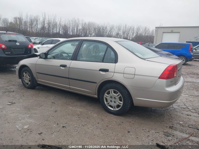 12463195 :رقم المزاد ، 2HGES16301H910835 vin ، 2001 Honda Civic Dx-g مزاد بيع