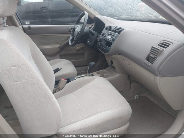 12463195 :رقم المزاد ، 2HGES16301H910835 vin ، 2001 Honda Civic Dx-g مزاد بيع