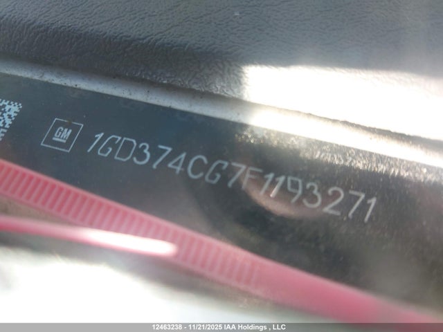 1GD374CG7F1193271 GMC Savana Cutaway 3500 1wt