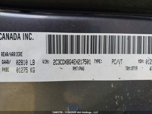 Auction sale of the 2014 Dodge Charger Se, vin: 2C3CDXBG4EH217501, lot number: 12463729