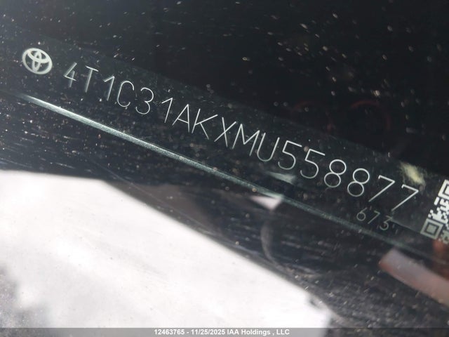 4T1C31AKXMU558877 Toyota Camry Hybrid Le