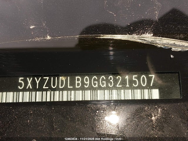 5XYZUDLB9GG321507 Hyundai SANTA FE SPORT