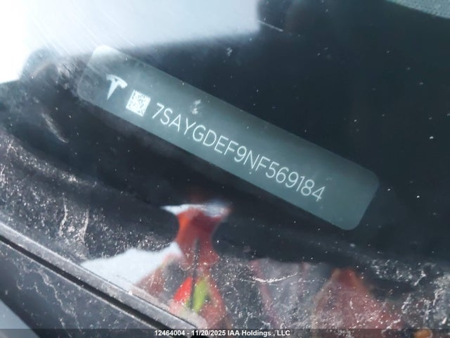 7SAYGDEF9NF569184 Tesla Model Y