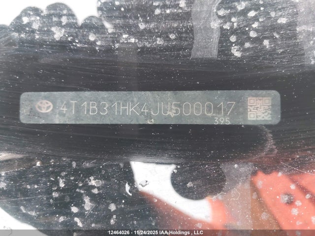 4T1B31HK4JU500017 Toyota Camry Hybrid Le