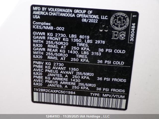 Volkswagen Atlas 2023 1V2BR2CAXPC501984 Image 21