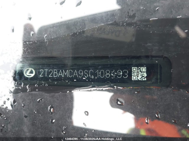 12464395 :رقم المزاد ، 2T2BAMCA9SC108493 vin ، 2025 Lexus Rx 350 مزاد بيع