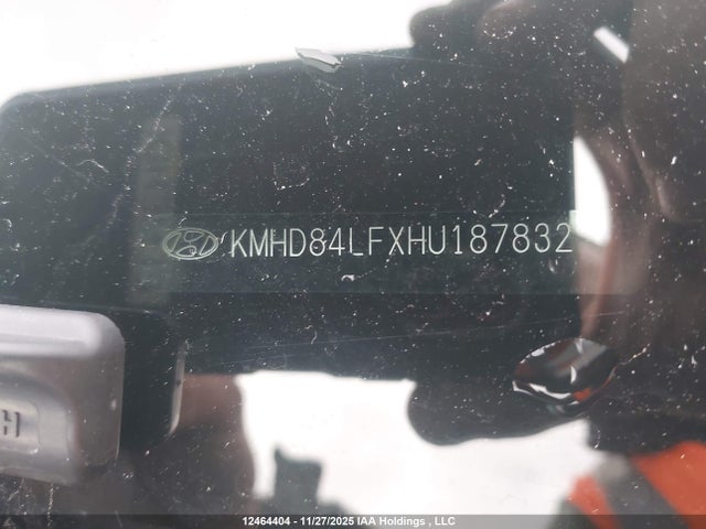 KMHD84LFXHU187832 Hyundai Elantra