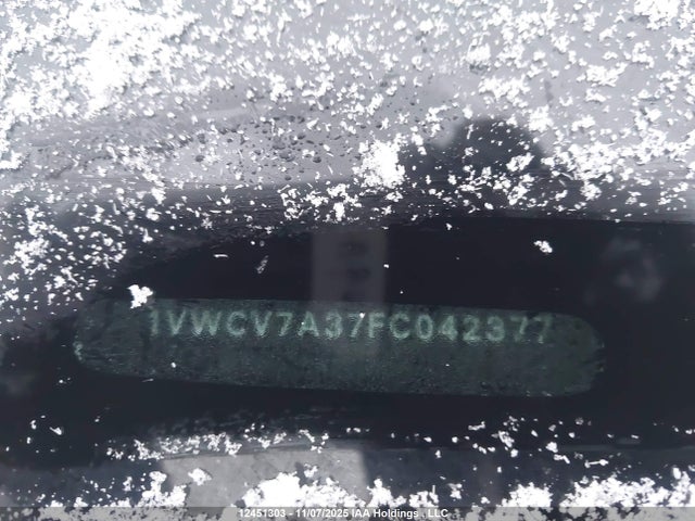 1VWCV7A37FC042377 Volkswagen Passat 2.0 Tdi Highline