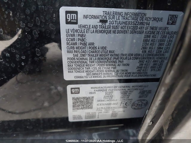 1GTUUHE83SZ289294 GMC Sierra 1500 Denali Ultimate