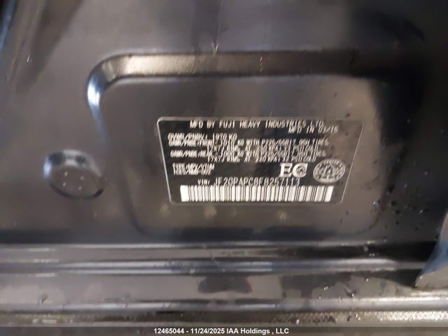 JF2GPAPC8F8257113 Subaru Xv Crosstrek 2.0 Limited