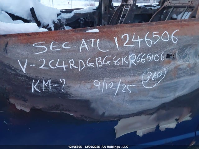 Dodge Grand Caravan Cvp/sxt 2019 2C4RDGBG8KR665106 Image 9