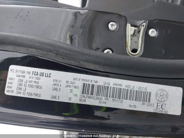 12465674 :رقم المزاد ، 1C4NJPAB4HD190689 vin ، 2017 Jeep Patriot Sport/north مزاد بيع