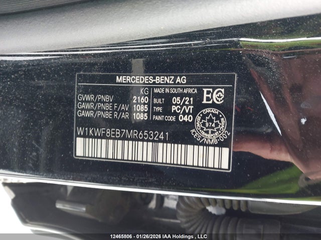 W1KWF8EB7MR653241 Mercedes-Benz C 300 4matic
