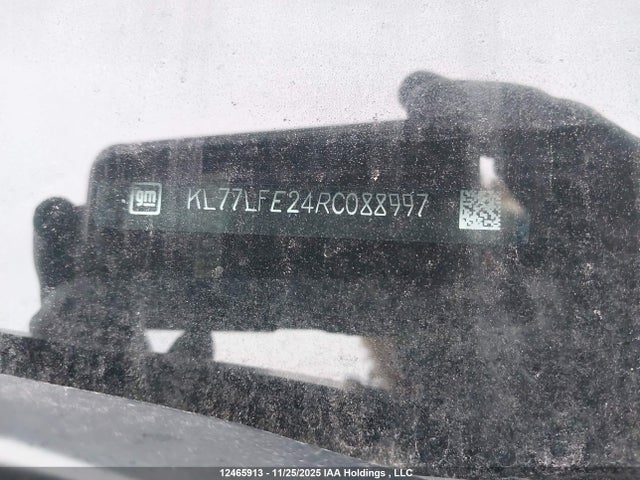 Aukcja sprzedaży 2024 Chevrolet Trax, vin: KL77LFE24RC088997, numer aukcji: 12465913