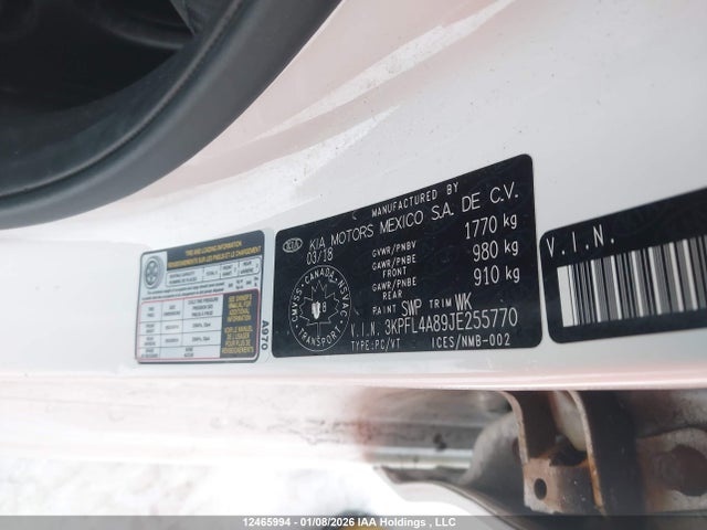 3KPFL4A89JE255770 KIA Forte Ex/ex Luxury/ex+