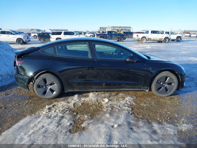 12466161 :رقم المزاد ، 5YJ3E1EA7NF356363 vin ، 2022 Tesla Model 3 Rwd/standard Range مزاد بيع
