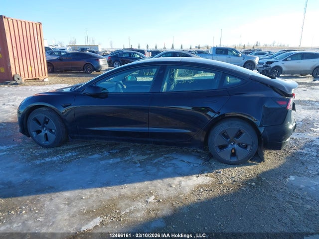 12466161 :رقم المزاد ، 5YJ3E1EA7NF356363 vin ، 2022 Tesla Model 3 Rwd/standard Range مزاد بيع