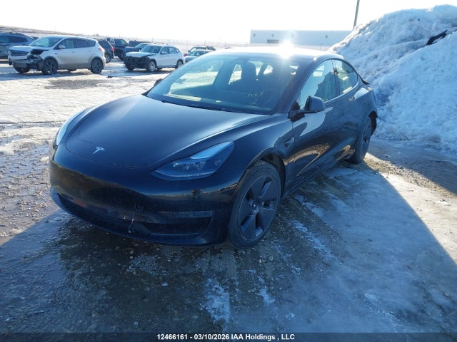 12466161 :رقم المزاد ، 5YJ3E1EA7NF356363 vin ، 2022 Tesla Model 3 Rwd/standard Range مزاد بيع