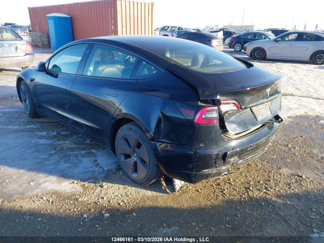 12466161 :رقم المزاد ، 5YJ3E1EA7NF356363 vin ، 2022 Tesla Model 3 Rwd/standard Range مزاد بيع