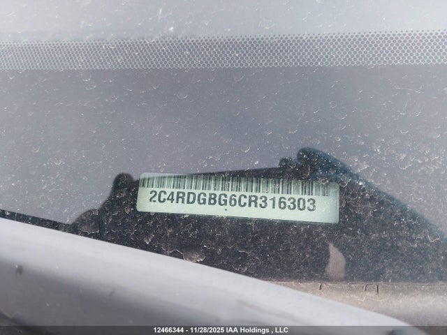 Aukcja sprzedaży 2012 Dodge Grand Caravan Se, vin: 2C4RDGBG6CR316303, numer aukcji: 12466344