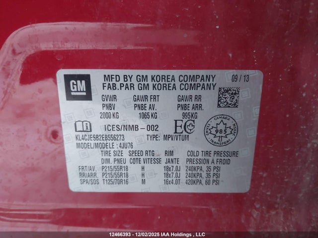 Buick Encore 2014 KL4CJESB2EB556273 Image 9