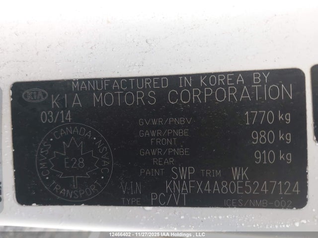 KIA Forte 2014 KNAFX4A80E5247124 Image 18